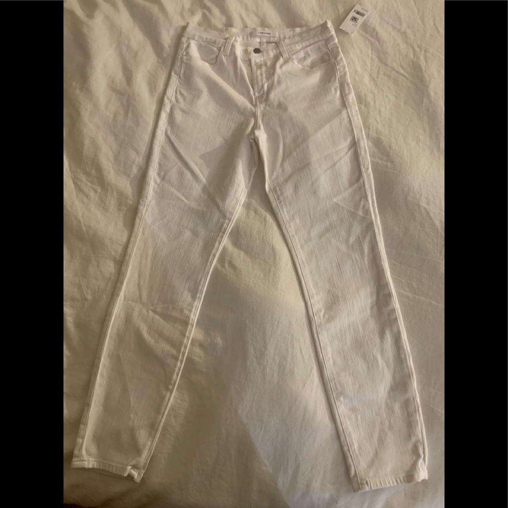 Jbrand white jeans